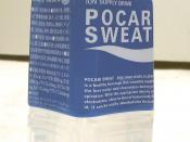 English: A bottle of 500 ml Japanese imported Pocari Sweat from Nijiya Market. Owned, photographed and uploaded by user:Geographer