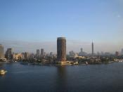 Cairo skyline in the morning