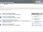 Remote Web Workplace Home Page for SBS 2003
