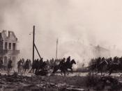 Battle of the Bzura: Polish cavalry in Sochaczew in 1939.