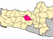 English: Location of Temanggung County in Central Java Province, Indonesia