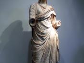 English: Poppaea Sabina. 2nd wife of emperor Nero. Archaeological Museum of Olympia (Greece) Español: Popea Sabina, segunda mujer del emperador Nerón. Museo arqueológico de Olimpia en Grecia.