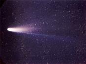 Comet P/Halley as taken March 8, 1986 by W. Liller, Easter Island, part of the International Halley Watch (IHW) Large Scale Phenomena Network.