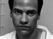 Co-founder of the Black Panther Party, Huey P. Newton—Alameda County Court House Jail, Oakland, September 26, 1968
