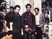 Original six members of the Black Panther Party (November, 1966) Top left to right: Elbert 