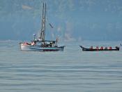 Makah Nation Ocean-Going Canoe, Strait of Juan de Fuca