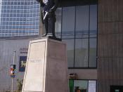 Statue of Joseph Priestley in Chamberlain Square, Birmingham