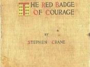 First edition cover of The Red Badge of Courage
