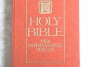 Cover for a NIV Bible