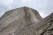 Kit Carson peak seen from the saddle between it and Challenger Point
