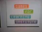 The Courant Institute along with Microsoft Research are the founders of the Games for Learning Institute.