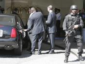 English: U.S. Dept. of State Mobile Security Deployment Special Agents at work :