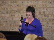 Celie Gannon author of 'Celie's Book Of Quotes' Visits Campbelltown Library