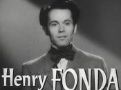 Cropped screenshot of Henry Fonda from the trailer for the film Jezebel.