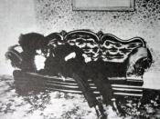 Le corps mutilé d'Andrew Borden, le père de Lizzie Borden
