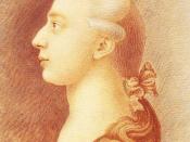 Portrait of Giacomo Casanova made (about 1750-1755) by his brother Francesco Casanova (State Historical Museum, Moscow).