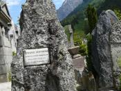 Whymper's Grave in Chamonix