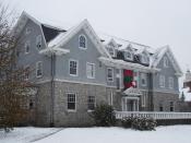 The Phi Kappa Psi fraternity house at Lafayette College. Photo taken December 2005