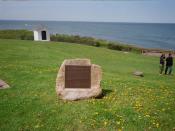 English: Memorial at for slaves on the Spanish ship who revolted against their masters, only to be forced onto the coast of , captured by the , and wound up in a custody battle between Spain and the United States for their right to return to Africa.