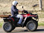 The ATV is commonly called a quad (bike) in Australia, New Zealand, South Africa, the United Kingdom and parts of Canada, India and the United States. They are used extensively in agriculture, because of their speed and light footprint.