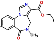 English: Chemical structure of Flumazenil