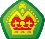Queen's Scout Badge as worn by Australian recipients of the Award