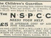 English: An appeal for funds by the NSPCC made in 1931