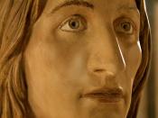 Le Jour ni l'Heure 8286 : masque moderne (d'après les ossements) de l'humaniste, érudit et philosophe Jean Pic de la Mirandole, 1463-1494, musée du château de Mirandola, prov. de Modène, Émilie-Romagne, samedi 29 octobre 2011, 17:18:37