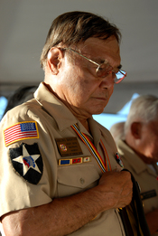 Filipino American World War II veteran in Hawaii