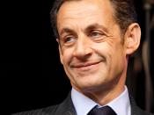 This image shows Nicolas Sarkozy who is president of France. The image was taken on the occasion of the award of the Charlemagne Prize in 2008 in Aachen, Germany.