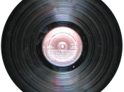 Vinyl record.