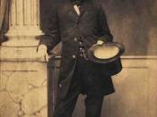 English: Danish politician, Mayor of Stubbekøbing, MP, Vilhelm Michael Christian Oxenbøll (1823-1898)