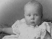 Henry Allingham in infancy