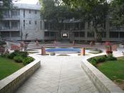 English: Sri Aurobindo Ashram campus, New Delhi. Français : Le campus l'Ashram de Sri Aurobindo, à New Delhi, en Inde.