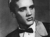 Promotional photograph of Elvis Presley, taken in 1954.