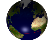 Earth equator northern hemisphere