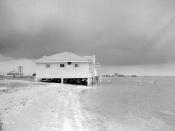 Beachhouse, Lincoln Beach, New Orleans, 1941 Original caption: 