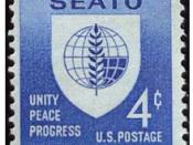 US postage stamp, 1960 in honor of SEATO.