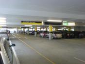 Melbourne Airport short term carpark.