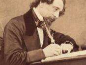 English: Detail from photographic portrait of Charles Dickens