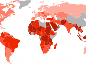 English: In 2006, 2007, and 2008, Gallup asked representative samples in 143 countries and territories whether religion was an important part of their daily lives. This map is based on the results, and shows religiosity by country, ranging from the least 