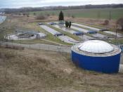 English: Wastewater treatment plant Hostivice