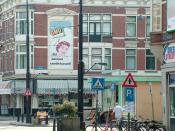 OMO-reclame in Rotterdam, Nieuwe Binnenweg / Claes de Vrieselaan