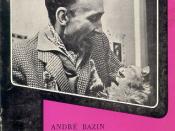 André Bazin on the cover of the third volume of the original edition of Qu'est-ce que le cinéma?
