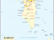 An enlargeable map of the Kingdom of Bahrain