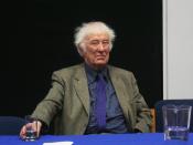English: Picture of the Irish poet and Nobel Prize winner Seamus Heaney at the University College Dublin, February 11, 2009.