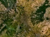 Satellite image of Taiyuan