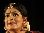 English: Well known Bharat Natyam dancer Geeta Chandran performing in Delhi