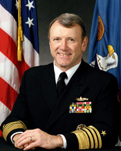 U.S. Navy ADM David E. Jeremiah, Vice Chairman of the Joint Chiefs of Staff.