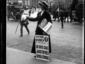 Angleterre Suffragette